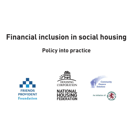 Financial inclusion in social housing: Policy into practice