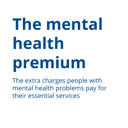The mental health premium