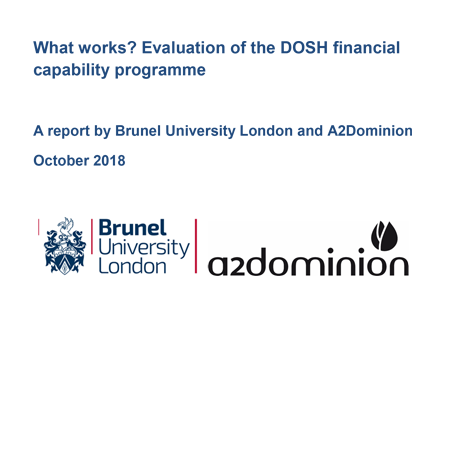 What works? Evaluation of the DOSH financial capability programme
