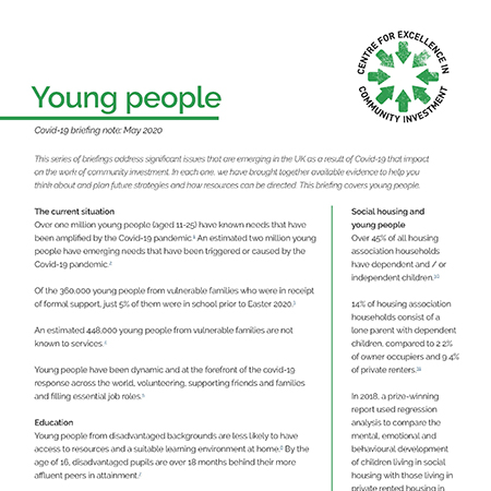 Young people and Covid-19 briefing